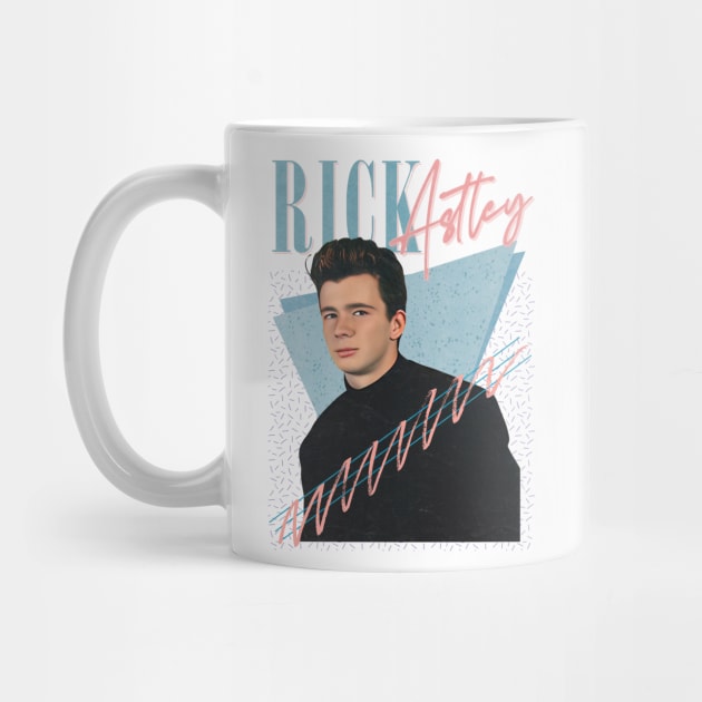 Rick Astley 80s Aesthetic Fan Design by DankFutura